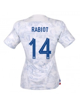 Frankreich Adrien Rabiot #14 Auswärtstrikot für Frauen WM 2022 Kurzarm